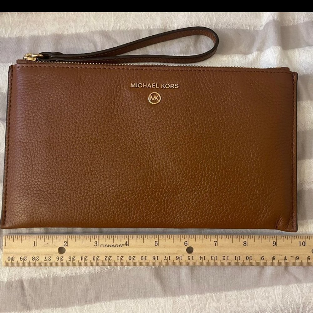 MichaelKors large zip clutch wristlet